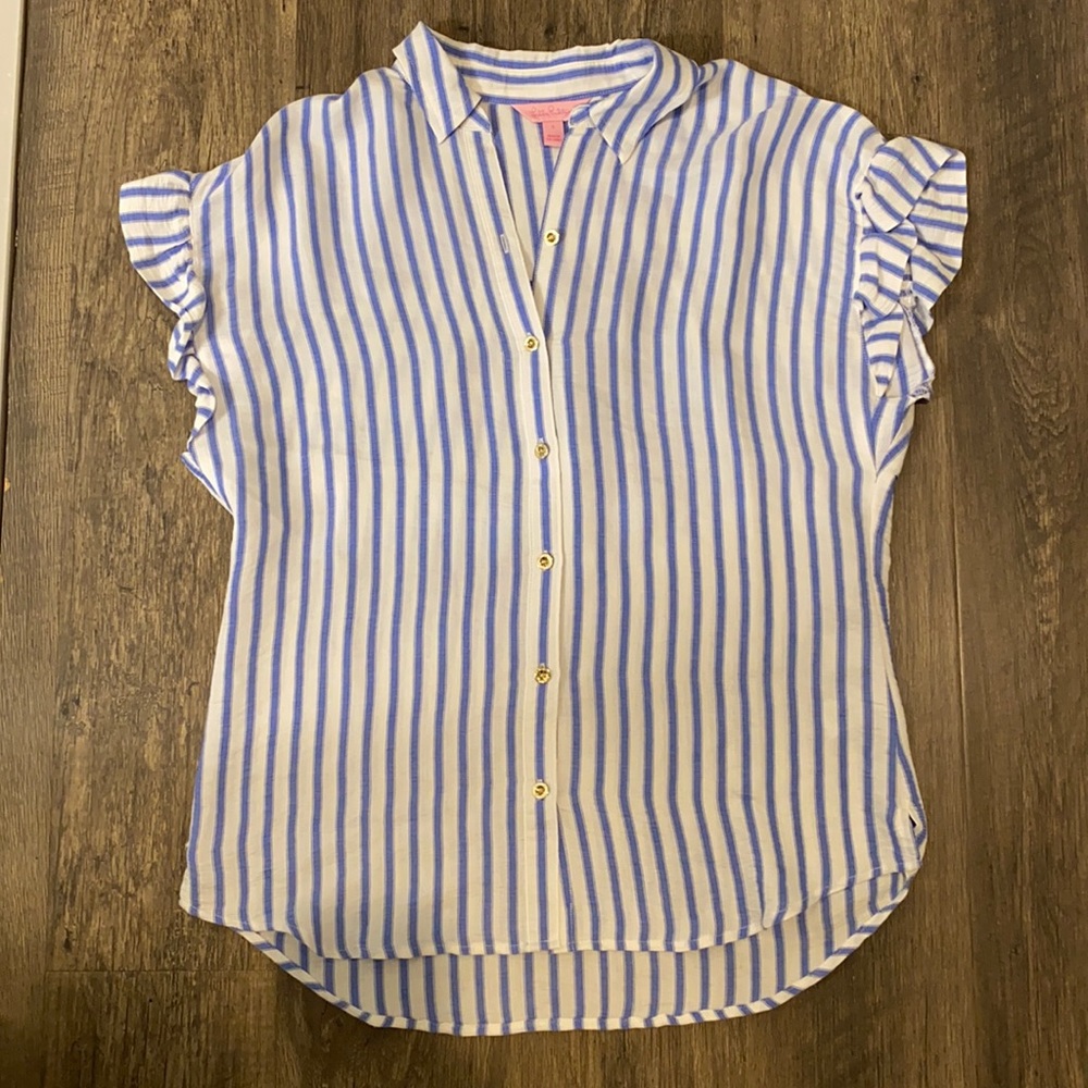 Lilly Pulitzer striped blouse